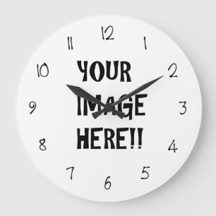 Create Your Own Round (Large) Large Clock