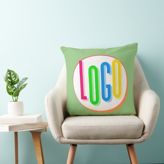 CREATE YOUR OWN ROUND LOGO TEMPLATE PROTOTYPE  CUSHION (Chair)
