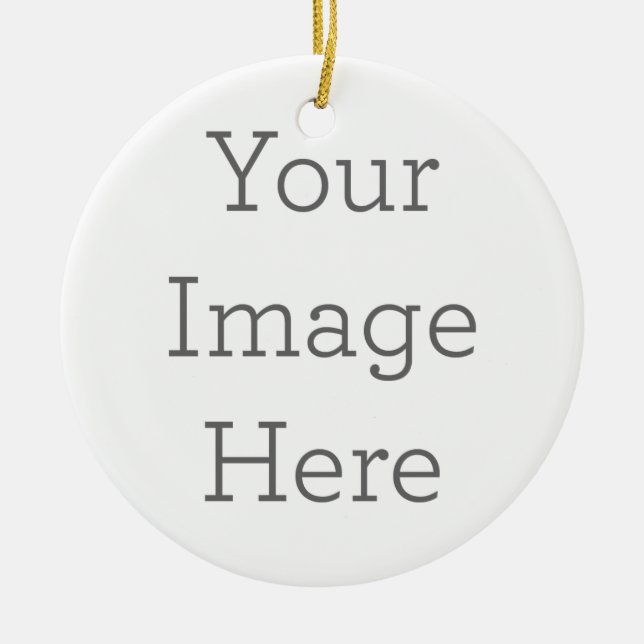 Ceramic Circle Ornament (Front)