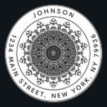 Create Your Own Round Return Address Classic Round Sticker<br><div class="desc">Create Your Own Round Return Address</div>