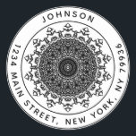 Create Your Own Round Return Address Classic Round Sticker<br><div class="desc">Create Your Own Round Return Address</div>