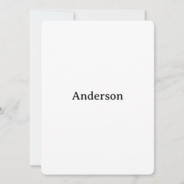Create Your Own Rounded 5.5" x 7.5" Invitation (Front)