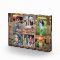 Create your own rustic wood family photo collage