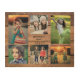 Create your own rustic wood family photo collage