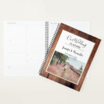Create your own rustic wood photo wedding Planner<br><div class="desc">Rustic barn wood photo wedding Planner.
Add your own photo,  text and names and create a very personal Wedding planner.</div>