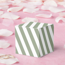 Create Your Own Sage Green White Striped Pattern