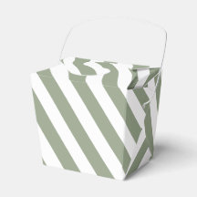 Create Your Own Sage Green White Striped Pattern