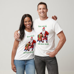 Create Your Own Santa Claus Gift Trolley T-Shirt