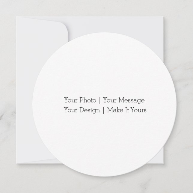 Create Your Own Save The Date Card (Front)
