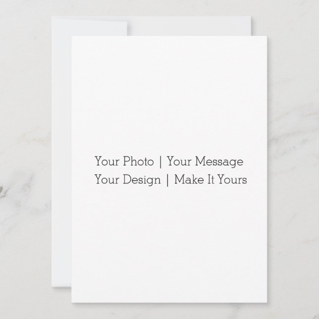 Create Your Own Save The Date Card (Front)