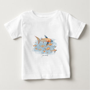 Create Your Own School of Fish Baby T-Shirt