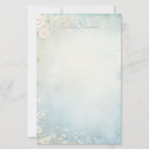 Create Your Own Shabby Chic Summer Blossoms Stationery