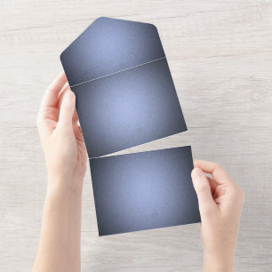 Create Your Own - Shaded Texture - Blue All In One Invitation