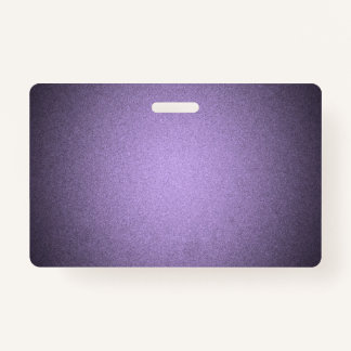 Create Your Own - Shaded Texture - Purple ID Badge