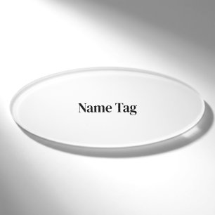 Create Your Own - Signature Name Tag