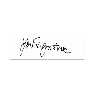 Create Your Own Signature Self-inking Stamp