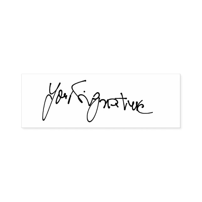 Create Your Own Signature Self-inking Stamp (Design)