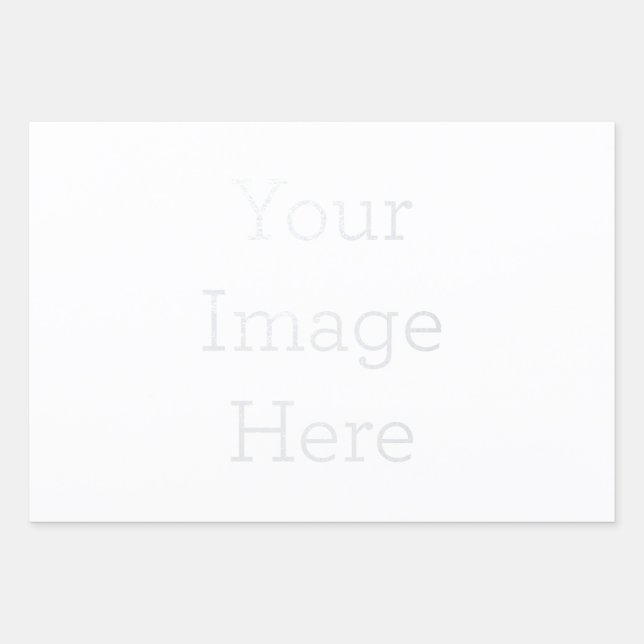 48 cm x 73 cm Foil Wrapping Paper Sheets, Semi-Gloss, Silver foil (Front)