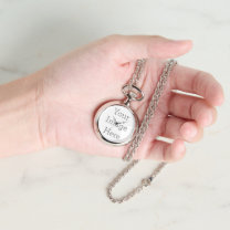 Create Your Own Silver Necklace Watch