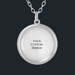 Create Your Own Silver Plated Necklace<br><div class="desc">Add some custom text to personalise this product or redesign the item entirely from scratch by replacing the image shown with one of your own.

Visit North Pole Party to view our entire collection of custom Christmas gifts,  party supplies and favours,  stocking stuffers,  candy and more.</div>