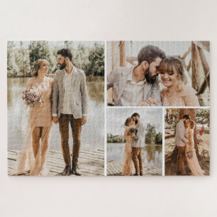 Create Your Own Simple 4 Photo Collage Jigsaw Puzzle