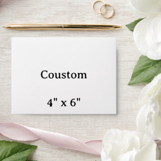create your own simple 4" x 6" Envelope
