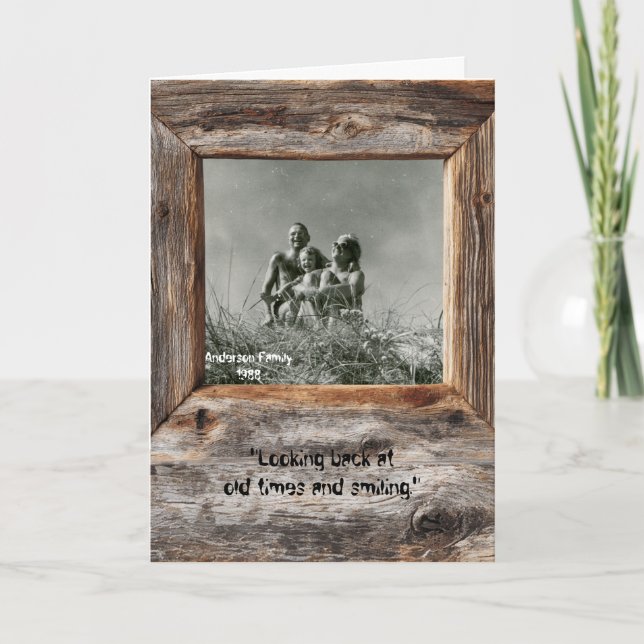 Create Your Own Simple 5" x 7" Photo Card (Front)