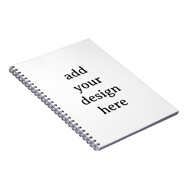 Create Your Own Simple  6.5" x 8.75" Classic Notebook (Right Side)