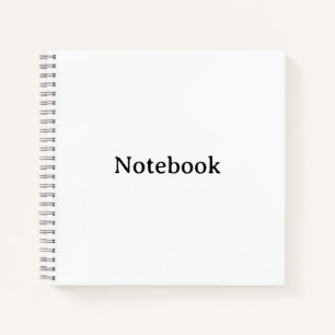 Create Your Own Simple 8.5" x 8.5" Deluxe Spiral Notebook