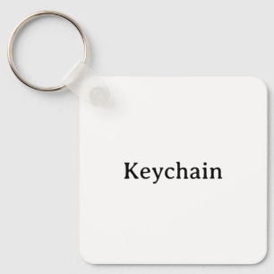 Create Your Own Simple Aluminium Square 2.25”x2.25 Key Ring