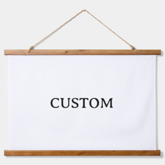 Create Your Own Simple Brand Promotion 36"x26" Hanging Tapestry