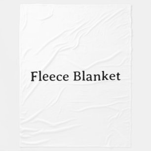 Create Your Own Simple Brand Promotion 60"x80" Fleece Blanket