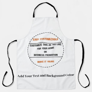Create Your Own Simple Brand Promotion Apron