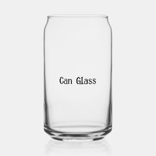 Create Your Own Simple Brand Promotion Can Glass