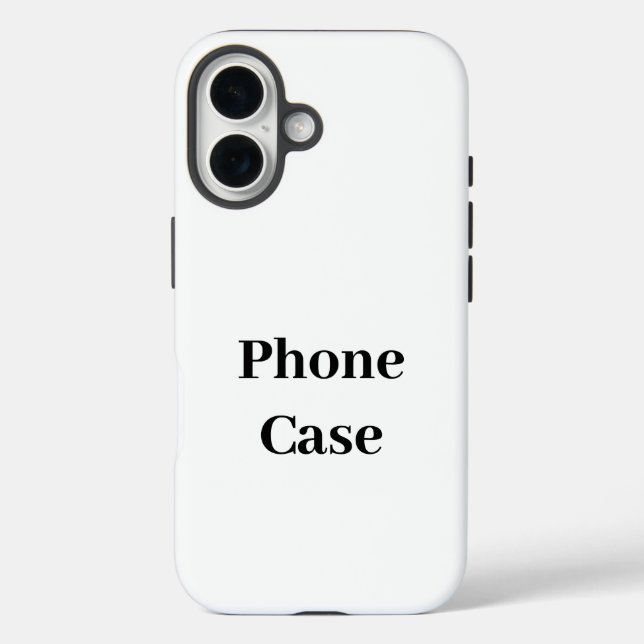 Create Your Own Simple Brand Promotion Case-Mate iPhone Case (Back)