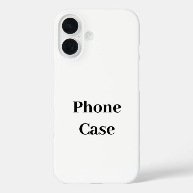 Create Your Own Simple Brand Promotion Case-Mate iPhone Case (Back)
