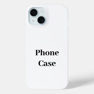 Create Your Own Simple Brand Promotion iPhone 15 Case