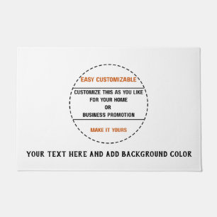 Create Your Own Simple Brand Promotion Doormat