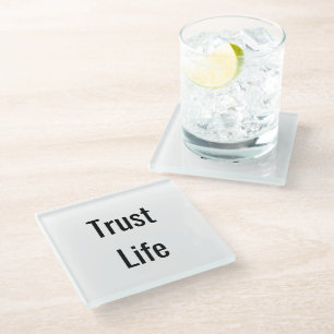 Create Your Own Simple Brand Promotion Glass Coaster