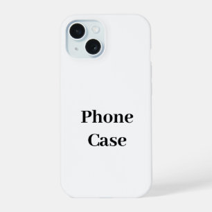 Create Your Own Simple Brand Promotion iPhone 15 Case