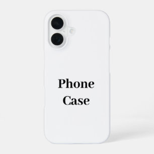 Create Your Own Simple Brand Promotion iPhone 16 Case
