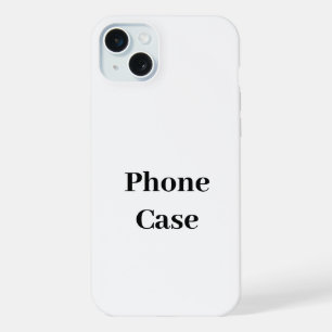 Create Your Own Simple Brand Promotion iPhone 15 Plus Case
