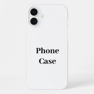 Create Your Own Simple Brand Promotion iPhone 16 Plus Case
