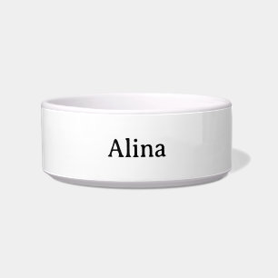 Create Your Own Simple Brand Promotion Medium Pet Bowl