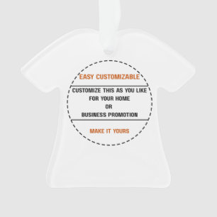 Create Your Own Simple Brand Promotion Ornament