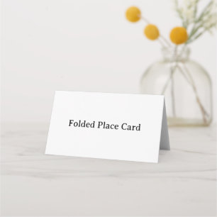 Create Your Own Simple Brand Promotion Place Card