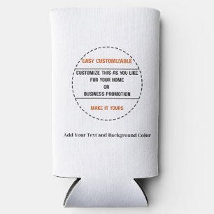 Create Your Own Simple Brand Promotion Seltzer Can Cooler