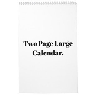 Create Your Own Simple Brand Promotion Single Page Calendar