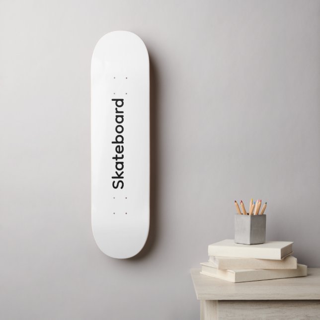 Create Your Own Simple Brand Promotion Skateboard (Wall Art)