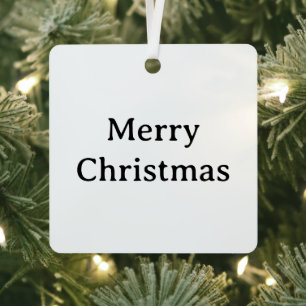 Create Your Own Simple Brand Promotion Square Metal Tree Decoration